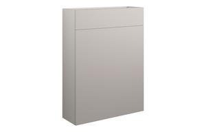 Eden 600mm Slim WC Unit - Matt Dove Grey (Grey Cab)
